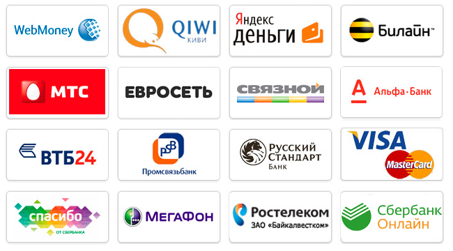 Большой выбор способов оплаты заказа paymaster.png