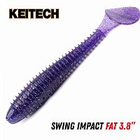 Приманка силиконовая KEITECH Swing Impact Fat 3.8" EA#04 Violet