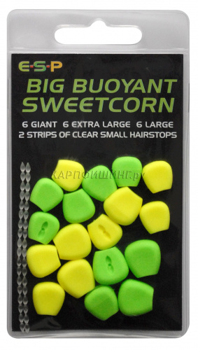 Плавающая кукуруза ESP BIG Buoyant Sweetcorn GREEN/ YELLOW фото 2