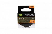 Поводковый материал в мягкой оплётке FOX Edges Naturals Coretex Soft