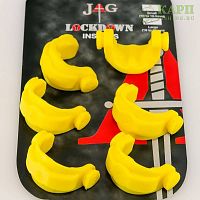 JAG Large Yellow Inserts противоскользящие вставки в держатель удилища 6шт.