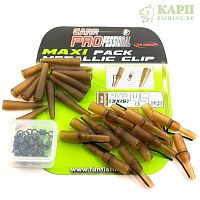 Безопасные клипсы набор FUN FISHING Maxi Pack Metallic Clip Gravel