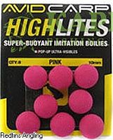 Шарик плавающий AVID CARP High Lites 10mm Pink