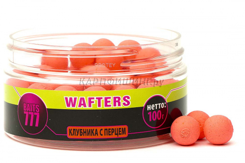 Вафтерсы 777 Baits Клубника и Перец