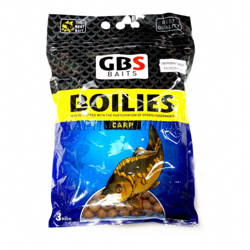 Пылящие бойлы GBS Tiger Nut (Тигровый Орех) 24мм 3кг