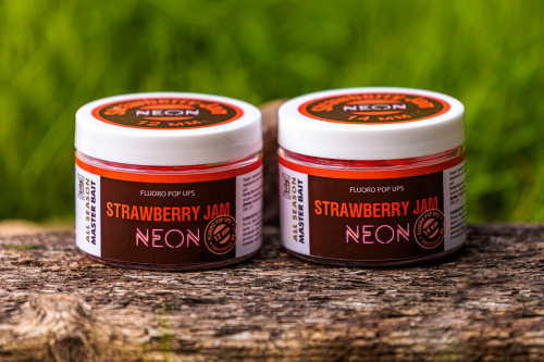 Плавающие бойлы CarpTime Strawberry Jam Fluo Pop-Up Neon фото 4