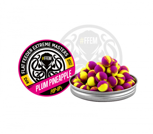 Плавающие бойлы FFEM Pop-Up Plum Pineapple (слива и ананас)