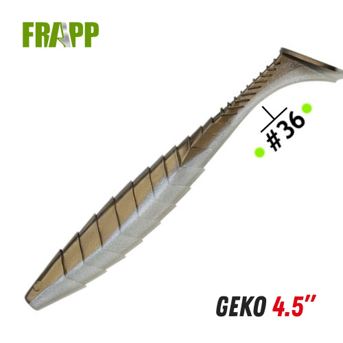 Приманка силиконовая Frapp Geko 4.5" #36