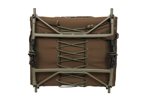 FOX Duralite Bed - Самая легкая раскладушка за всю историю Fox! Конструкция из магниевого сплава Duralite делает раскладушку максимально легкой, при этом очень прочной фото 3 Раскладушка облегченная FOX Duralite Bed фото 3