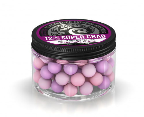 Плавающие бойлы FFEM Pop-Up Coctail SUPER CRAB (Краб) 12мм фото 4