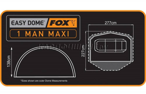 Палатка FOX Easy Dome Maxi 1 man фото 3