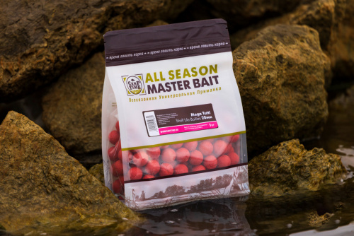 Бойлы тонущие насадочные CarpTime Master Bait Mega Tutti (Мега Тутти) 1кг фото 5