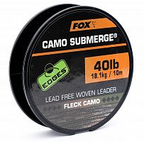 Лидкор без сердечника FOX EDGES Submerge Fleck Camo 40lb 10m