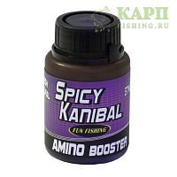 Дип Fun Fishing Booster SPICY KANIBAL | МЯСО, ПЕЧЕНЬ и СПЕЦИИ 190ml