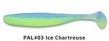 Приманка силиконовая KEITECH Easy Shiner 4" PAL#03 (Ice Chartreuse)