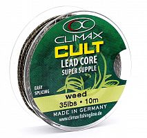 Лидкор CLIMAX CULT Leadcore 10 m, 35 lbs, 15 kg, weed 