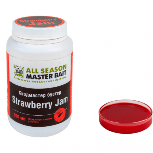 CarpTime MASTER BAIT Сподмастер Бустер Strawberry Jam (Клубничный Джем) 500 мл