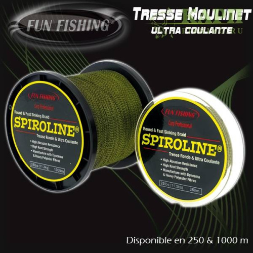 Fun Fishing Spiroline 25lb 250m - Плетеная леска Fun Fishing Spiroline 25lb 250m - Плетеная леска
