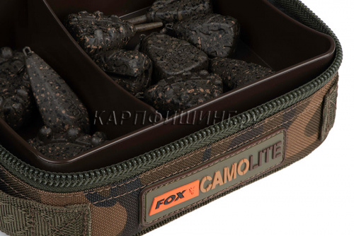 Сумка для грузил Fox Camolite Rigid Lead & Bits Bag фото 3