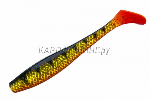Приманка силиконовая Narval Choppy Tail 10cm #019-Yellow Perch фото 2