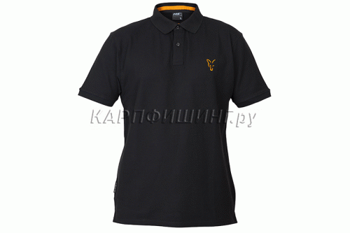 Футболка поло FOX Collection Orange & Black Polo Shirt