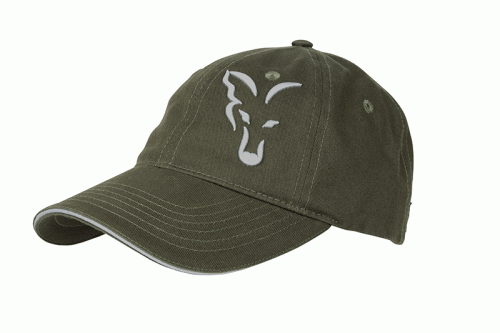 <strong>FOX Green & Silver Baseball Cap</strong> - Бейсболка, изготовленная из 100% хлопкового твила с серебристым логотипом ФОКС Бейсболка FOX Green & Silver Baseball Cap