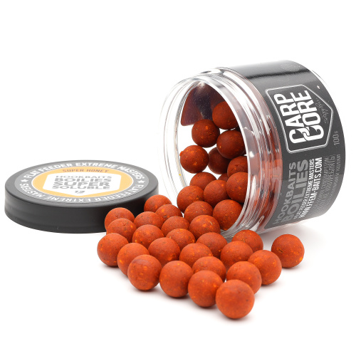 Насадочные пылящие бойлы FFEM Super Soluble Boilies Super Honey (мед) 13mm фото 2