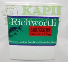 Микс для бойлов Richworth BIRD FOOD Base Mix 2.5kg - ПТИЧИЙ КОРМ