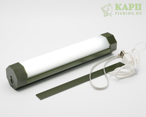 Емкость: 2600mAh; магнитное крепление; время работы до 120 часов; аккумулятор: Li-ion; Фонарь аккумуляторный RIDGE MONKEY Bivvy-Lite Duo