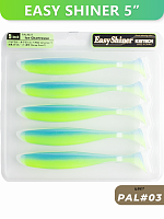 Приманка силиконовая KEITECH Easy Shiner 5" PAL#03 (Ice Chartreuse)