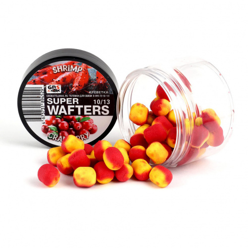 Вафтерсы GBS Shrimp Cranberry (Креветка-Клюква) 6x9mm фото 2