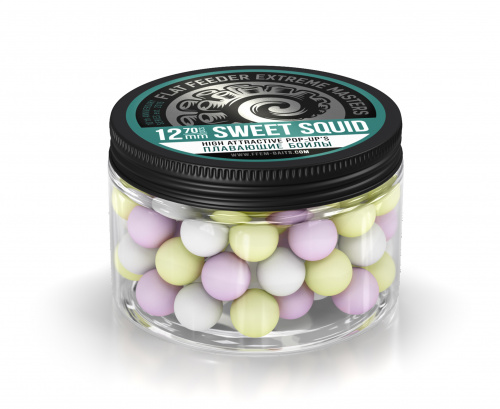 Плавающие бойлы FFEM Pop-Up Coctail SWEET SQUID (Кальмар-Фрукты) 12мм фото 4
