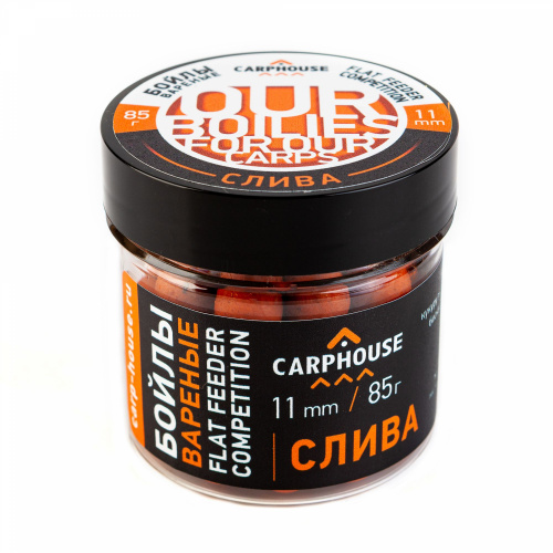Бойлы варенные насадочные Carphouse Слива 11мм 85гр