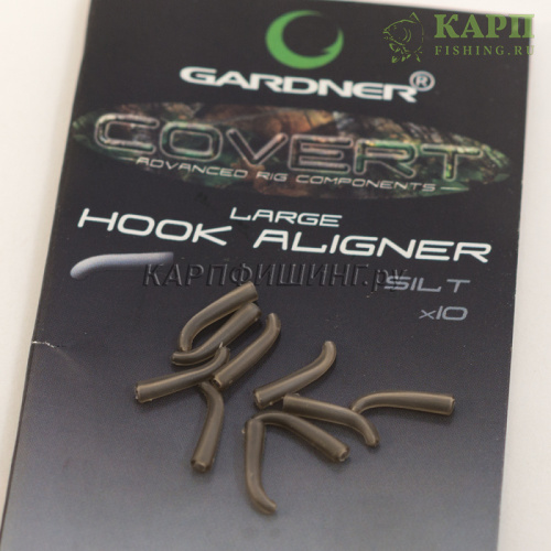 Удлинитель крючка GARDNER LARGE Hook Aligners №2-6 С-Thru Black/Silt