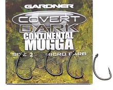 Крючки карповые GARDNER Covert Dark MUGGA CONTINENTAL
