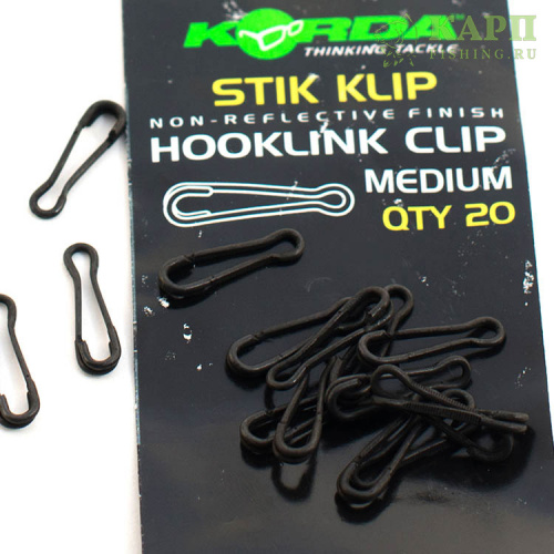 Быстросъемные застежки KORDA STIK KLIP Medium