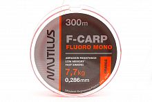 Леска карповая оранжевая Nautilus F-Carp Fluoro Mono 300m