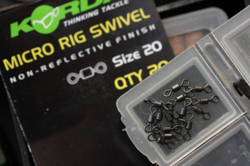Вертлюжки для крючка микро KORDA Micro Rig Swivel фото 2