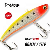Виб ECOPRO Nemo Slim 80mm 17g 097-Yellow Clown