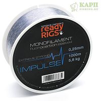 Леска карповая Ready Rigs IMPULSE Grey 1000m.