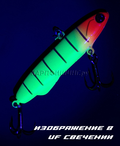 BAT Shiriten Baton (Бат Ширитен БАТОН) 80мм, цвет 945 - Раттлин силиконовый, ВИБ для рыбалки фото 2