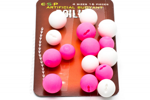 Плавающие приманки ESP Boilies WHITE/PINK