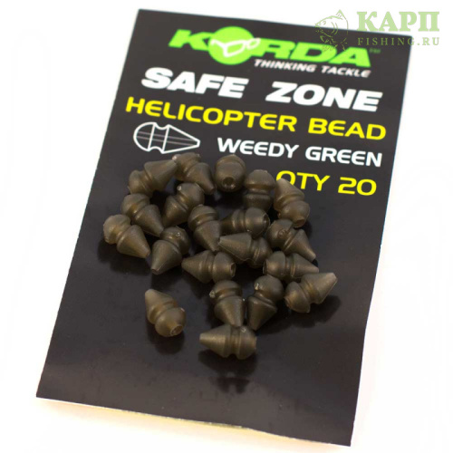 Бусины для вертолета KORDA Heli Beads GREEN