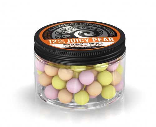 Плавающие бойлы FFEM Pop-Up Coctail JUICY PEAR (Груша) 12мм фото 4