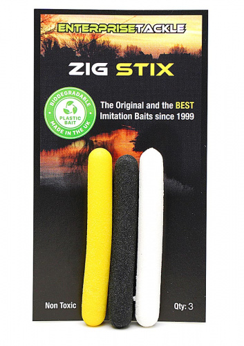 Ароматизированные палочки для зиг-рига Enterprise Tackle Zig Stix (Белый, Черный, Желтый)