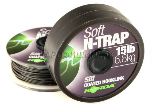 Поводковый материал в оплётке KORDA N-Trap SOFT фото 3