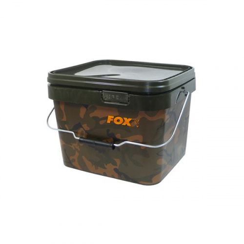 Ведро для прикормки камуфляжное Fox Camo Square Buckets фото 2