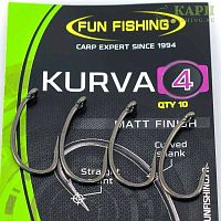 Крючки карповые FUN FISHING KURVA Hooks