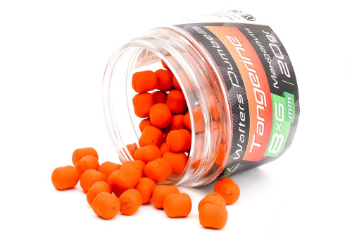 Вафтерсы ZEMEX Wafters Dumbells Tangerine (Мандарин) 8x6mm фото 2 Вафтерсы ZEMEX Wafters Dumbells Tangerine (Мандарин) 8x6mm фото 2
