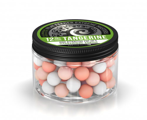 Плавающие бойлы FFEM Pop-Up Coctail TANGERINE (Мандарин) 12мм фото 4